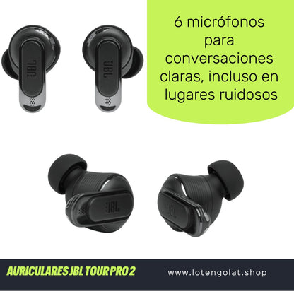 !TÚ DECIDES, MÁS MÚSICA, MENOS INTERRUPCIONES¡ Audífonos JBL Tour Pro 2   Últimas unidades